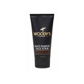 Woody's for Men Multi-Tasking Face Scrub exfoliates, cleanses, and refreshes skin for a smoother, healthier look.