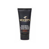 Woody's for Men Restoring Hand Cream hydrates and soothes dry, rough hands with a non-greasy, fast-absorbing formula.