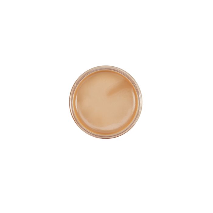 Woody's Web Styling Wax Open Jar Top View with a smooth texture, perfect for creating natural-looking hairstyles.