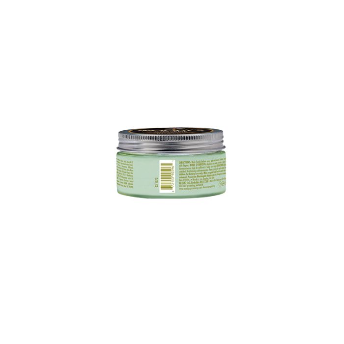 Woody's Pomade Side View in a compact, travel-friendly jar with a secure lid, perfect for mess-free storage and on-the-go styling.