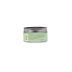 Woody's Pomade Back View displaying ingredients and usage details, offering a water-based formula that washes out effortlessly.