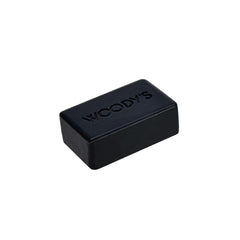 Woody's for Men Activated Charcoal Bar Soap (Angled) deep-cleansing bar with detoxifying properties for healthy skin.